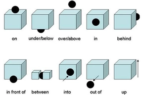 Предлоги места и движения в английском языке в картинках